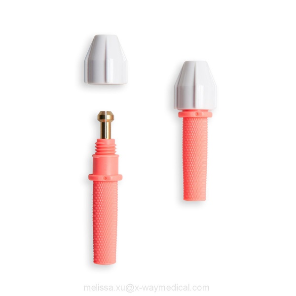 Copper core 0.014 0.035 inch guide wire twist torque device, Brass guidewire torquer twister clamp rotation tool