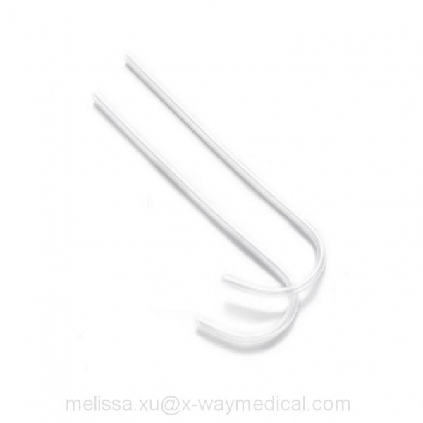 QFT-Quick Fill Tube, J Tubing Quick fill straw for CT MRI injection system syringe accessories