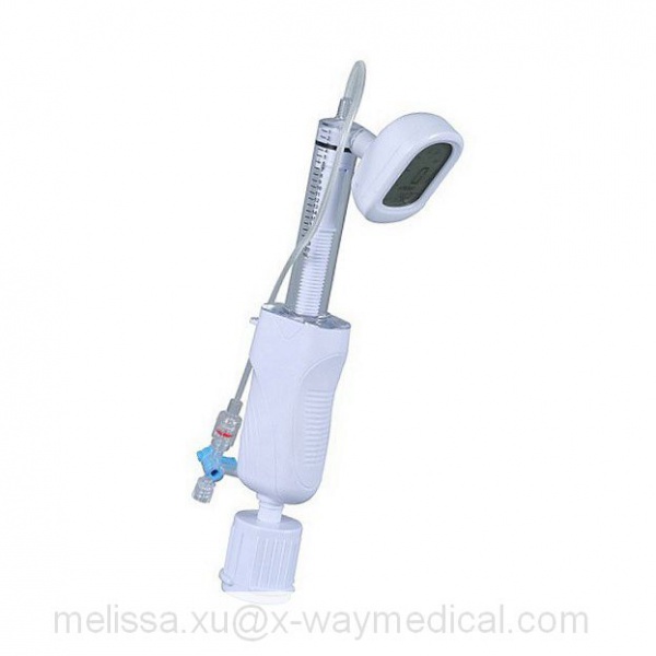 Medical Digital gauge 20ml 30Bar PCI balloon catheter inflation deflation device, high pressure expansion dilation tool