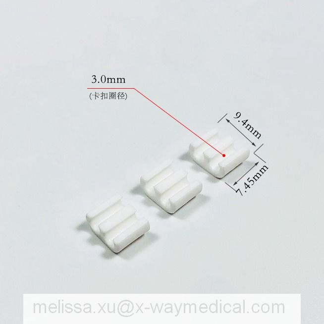 3.0mm Medical dual three quad channels guide wire protective tube clips
