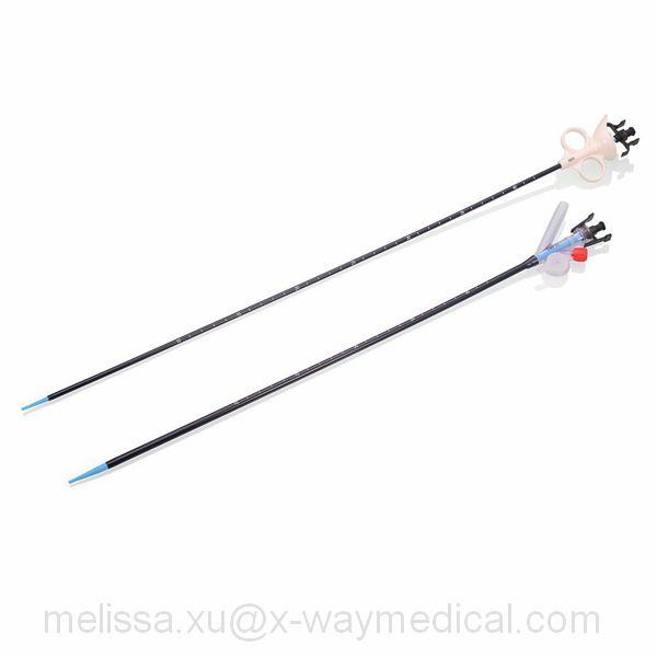 12 months Radiopaque Silicone Long-Term indwelling ureteral stent, 6F 7F 8F Soft silica long term visualize pigtail stent with marker and spray PTFE guide wire