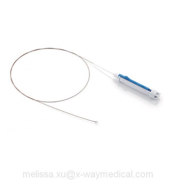 Endoscope digestive Memory basket Stone extractor with contrast medium injection handle, foreign body stones grasping removal device instruments