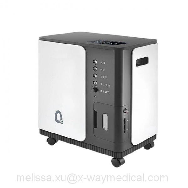 1L 3L 5L Wireless intelligent remote control Home oxygen concentrator with LCD display, voice announcement oxgenerator making machine