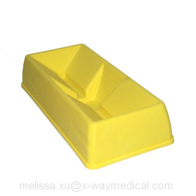 Single Use Surgical Dumped Knife Tray and Blades Dish Pot Basin Plate, Disposable Medical Discarded Blade Box