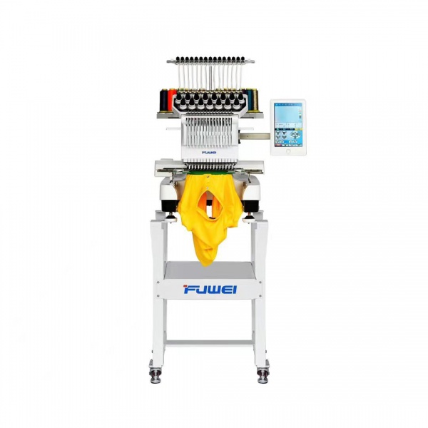 Embroidery Machine  JS-1501 The Demo of  Garment /Cap/Shoes Frame Embroidery