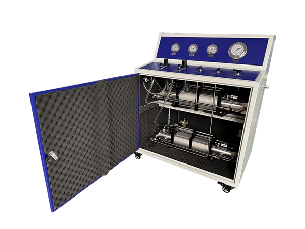 【產品定製】DGS-2DGT40-2雙通道並聯氣體增壓係統