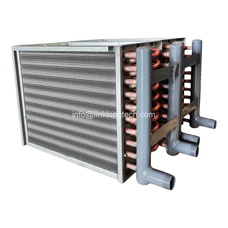 Copper Tube Aluminum Fin Air Cooler Heat Interchanger