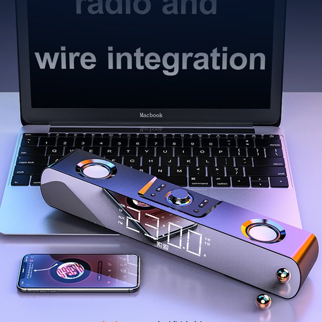 SOAIY SH16 Mirror Home Portable Bluetooth wireless Speaker