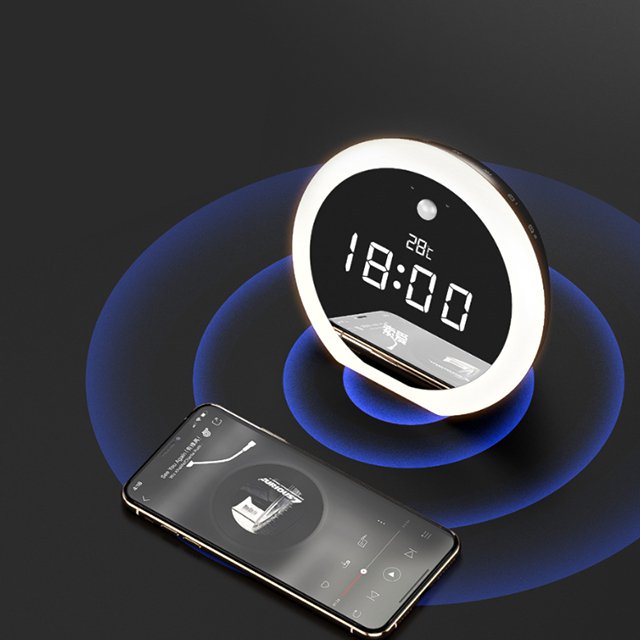 SOAIY E19 touch custom Wholesale blooth speaker wireless with Induction light