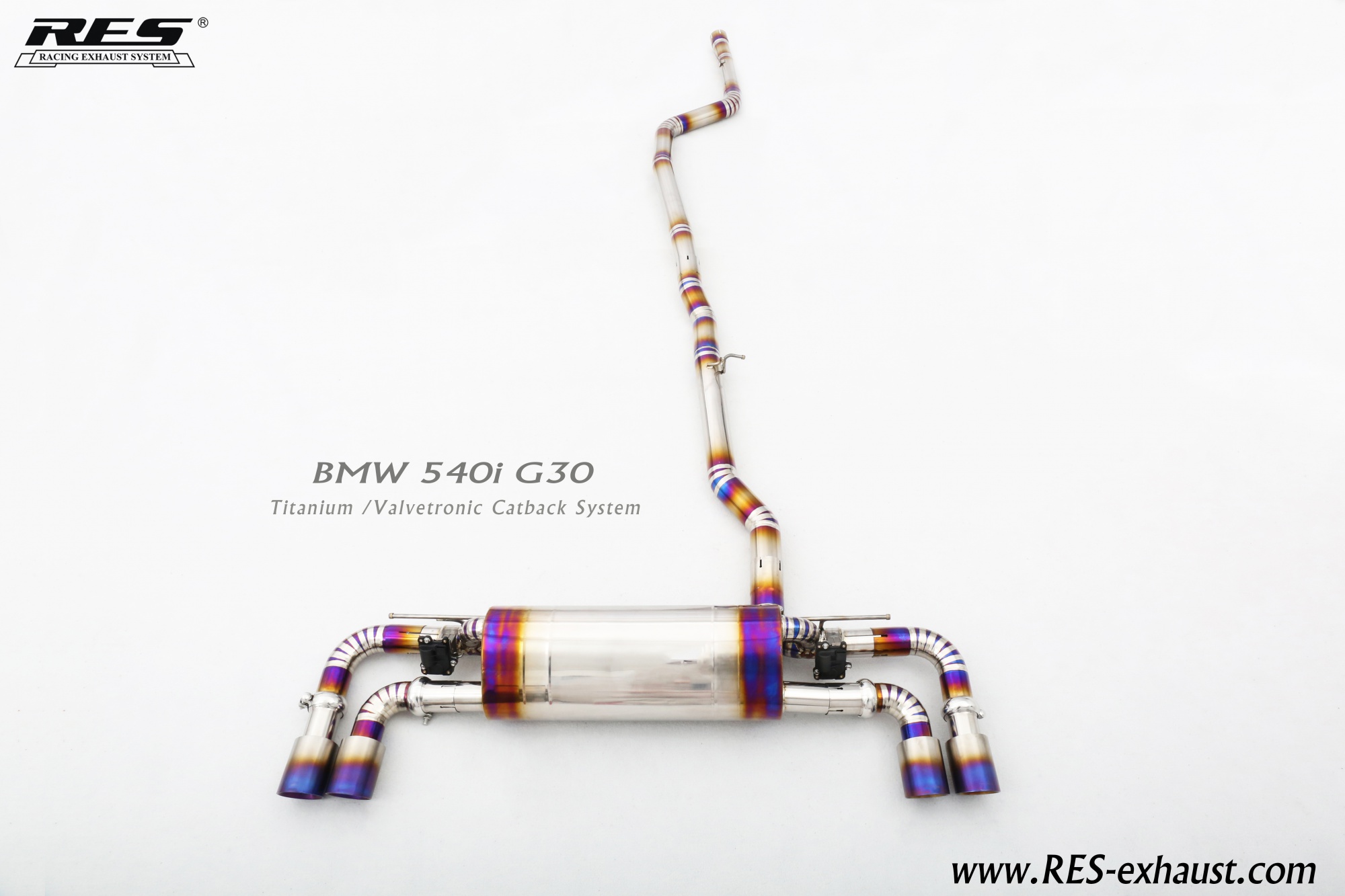 BMW 540i G30 Titanium / Valvetronic Catback System-Foshan Ke Yate Auto ...