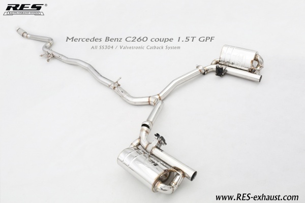 Mercedes-Benz W205 All SS304 / Valvetronic Catback System