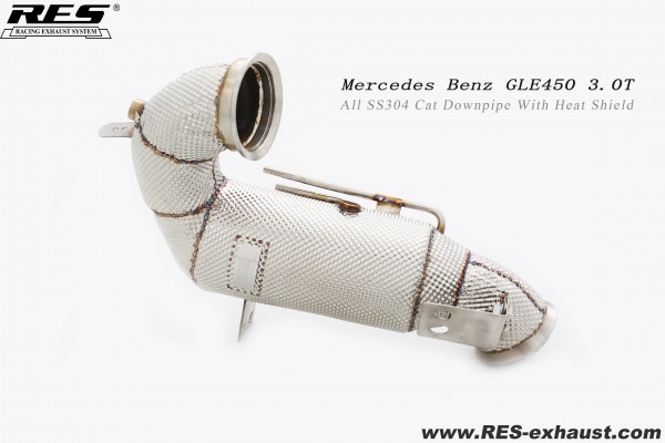 Mercedes-Benz GLE-W167 Cat Downpipe With Heat Shield