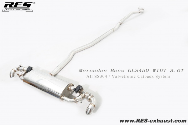 Mercedes-Benz GLE-W167 All SS304 / Valvetronic Catback System