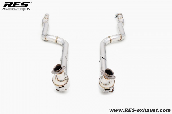 Mercedes Benz GLK300 (272) All SS304 / Cat (With Cat) Downpipe