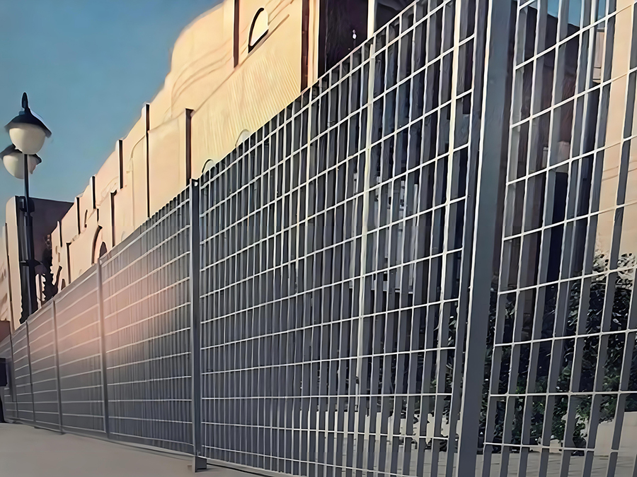 钢格板护栏