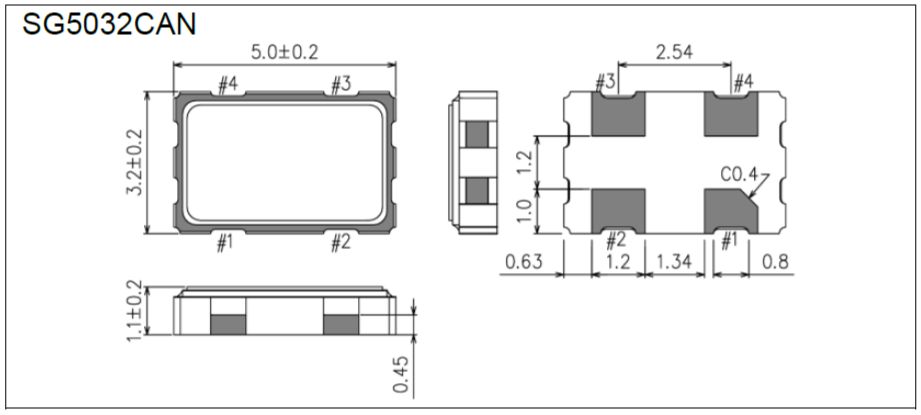 External dimensions