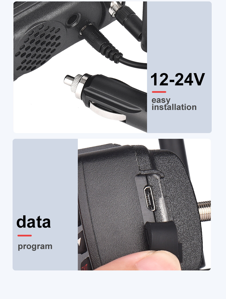 V1 Global-ptt 4G poc vehicle radio station LTE car GPS function walkie talkie mini two way radio