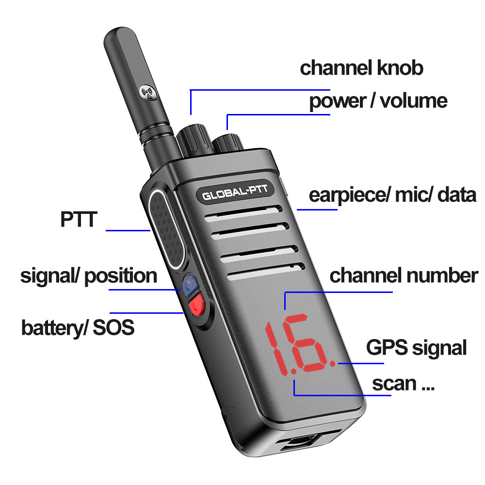 G5 global-ptt noscreen version global walkie talkie intercom poc GPS B1/2/3/4/5/7/8/20/28/34/38/39/40/41