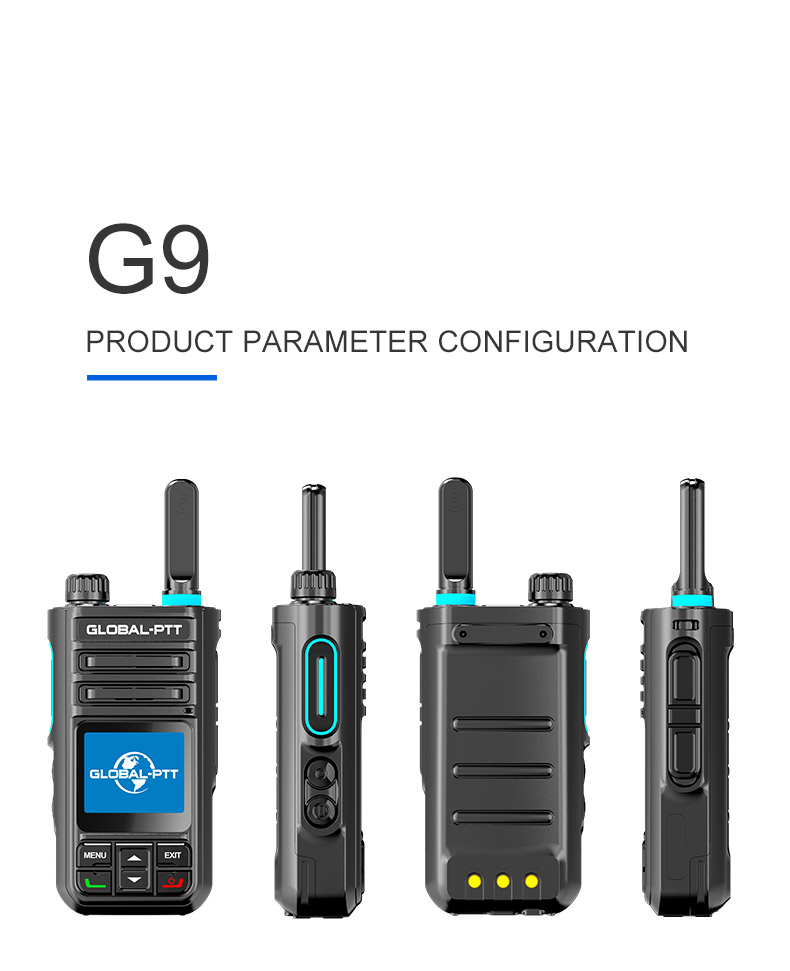 G9 global-ptt 4G full bands EU/NA poc radio two way radio unlimited distance high quality