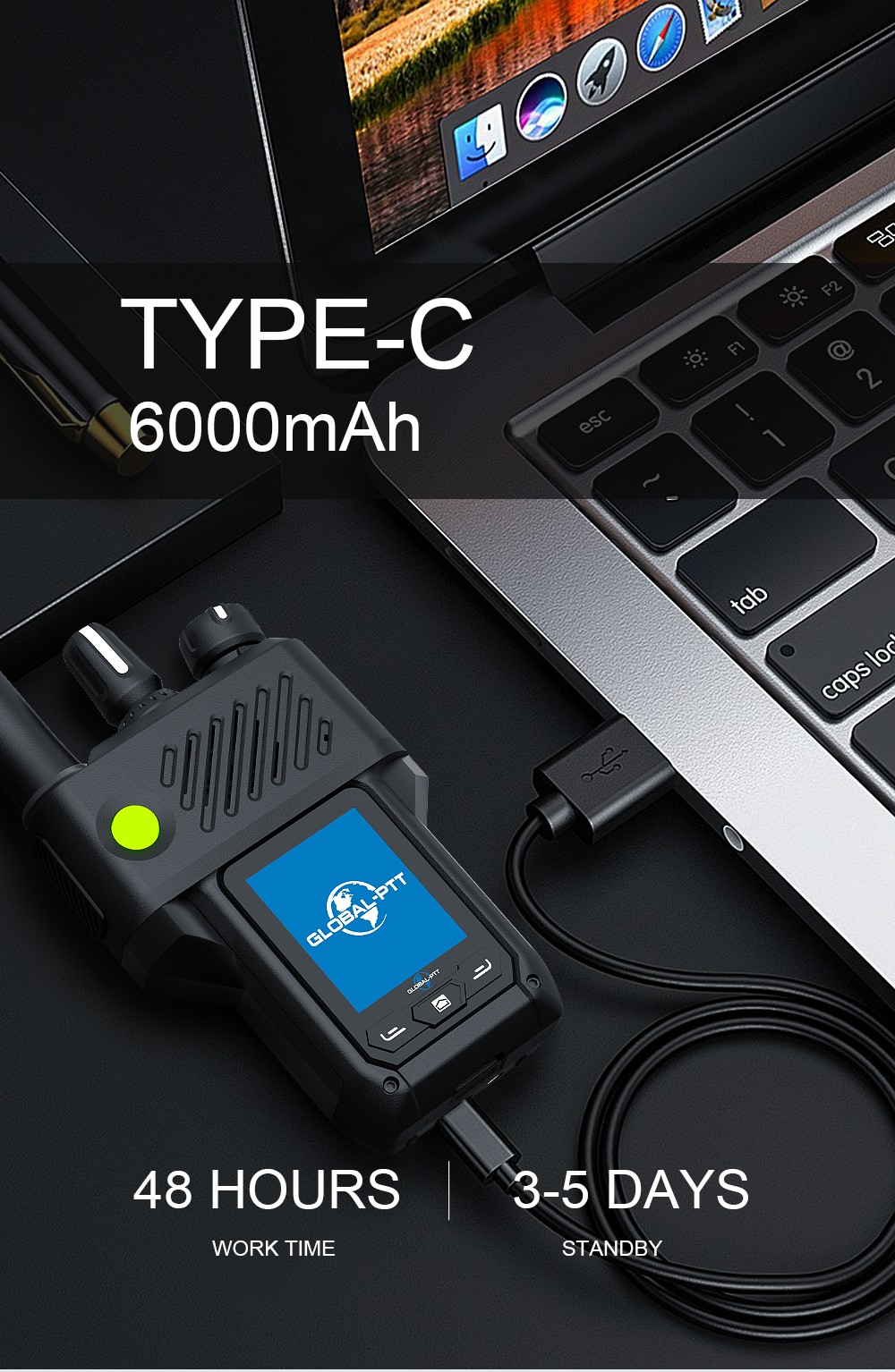G6plus global-ptt mini 4G metal full bands EU/NA poc radio two way radio SOS GPS unlimited distance high quality