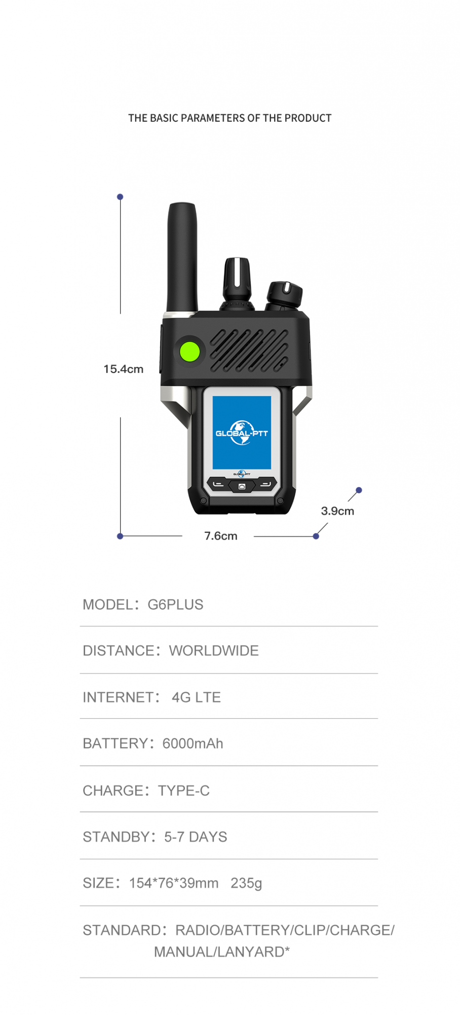 G6plus global-ptt mini 4G metal full bands EU/NA poc radio two way radio SOS GPS unlimited distance high quality
