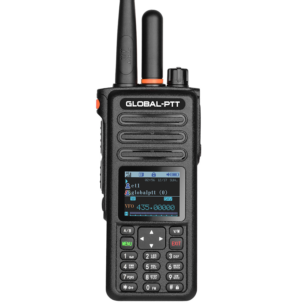 G8plus POC+UHF （350-520MHZ）global-ptt worldwide two way radio  10 watts analog