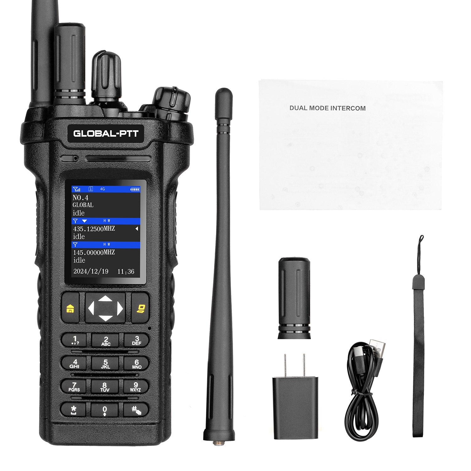5288plus POC+UV （136-174MHZ&400-490MHZ）global-ptt worldwide two way radio  8 watts analog