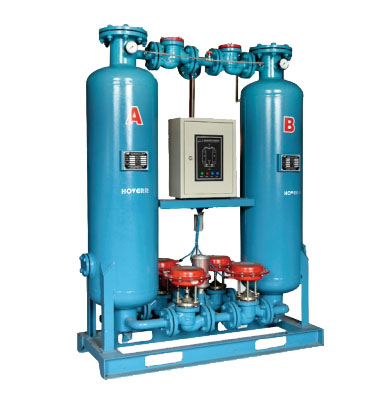 Heatless adsorption dryer