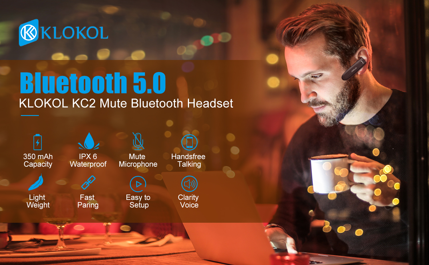 Klokol 2024 bluetooth earbuds