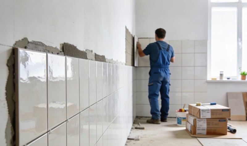 What should be paid attention to during tile installation?