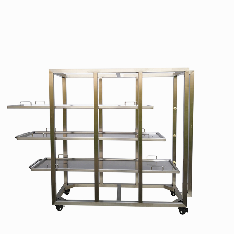 Stainless Steel Corpse Storage Rack Morgue Table Carcass Storage Shelves