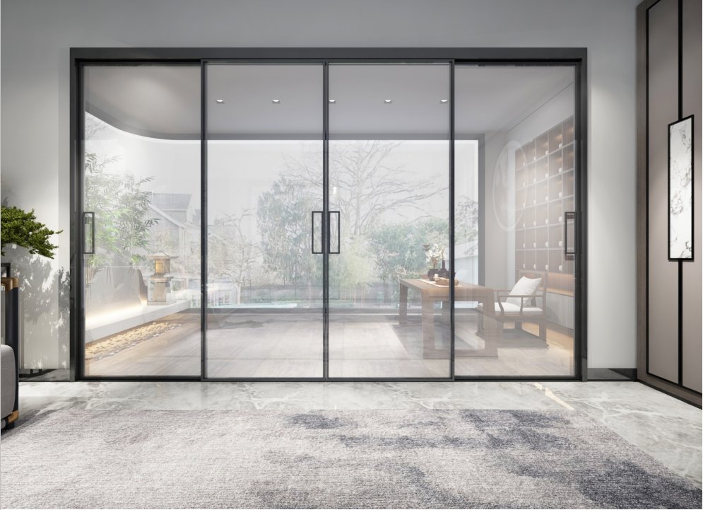 Slimline Sliding Door Panoramic Sliding Doors Ultra Thin Sliding Doors From AMJ Building