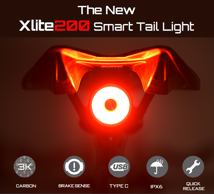 Xlite200 Carbon Smart Tail Light