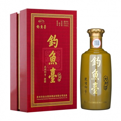 新品】中国 国賓酒 貴州 魚釣台 醤香型 白酒 53度 500ml 未開封