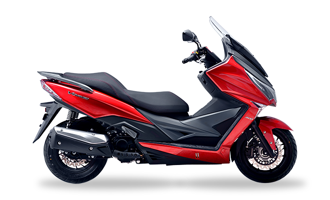 【定金】大阳V锐DY300T-A踏板车300cc水冷电喷摩托车 ABS标准版 价格26990元