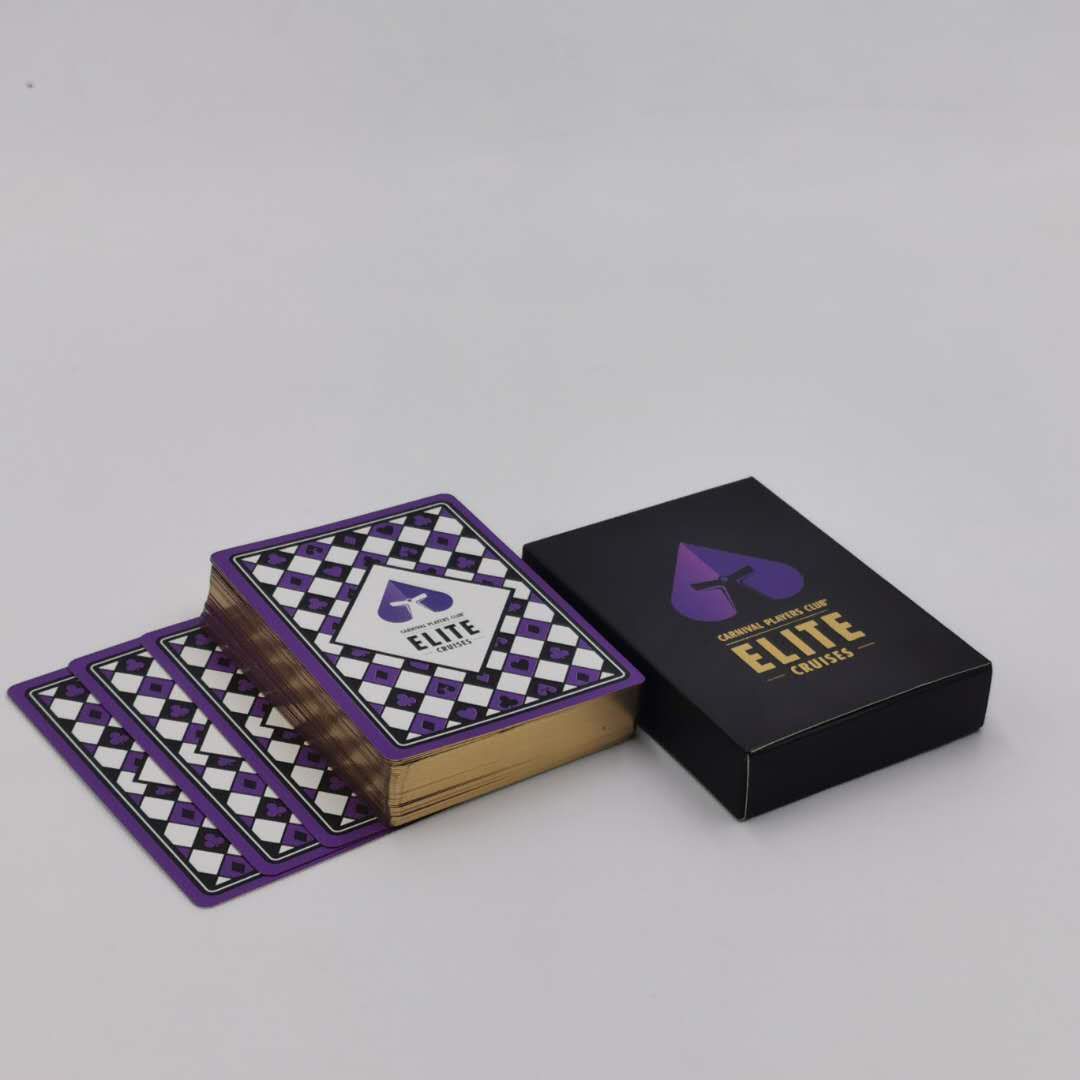 滚金边烫金边扑克牌定做专业工厂