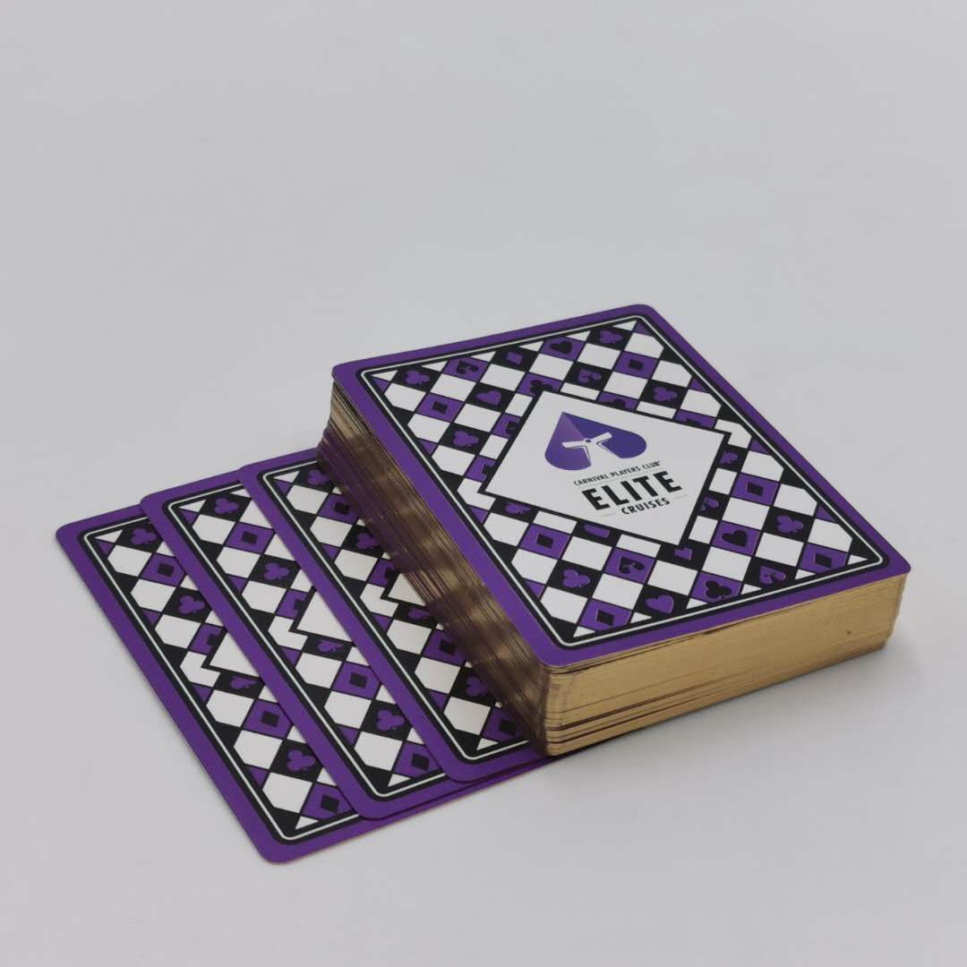 滚金边烫金边扑克牌定做专业工厂