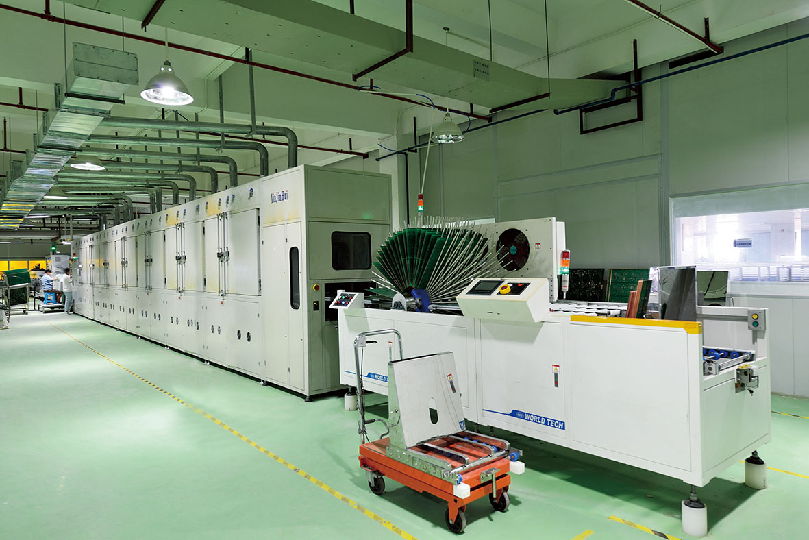 Automatic baking Line after S/M