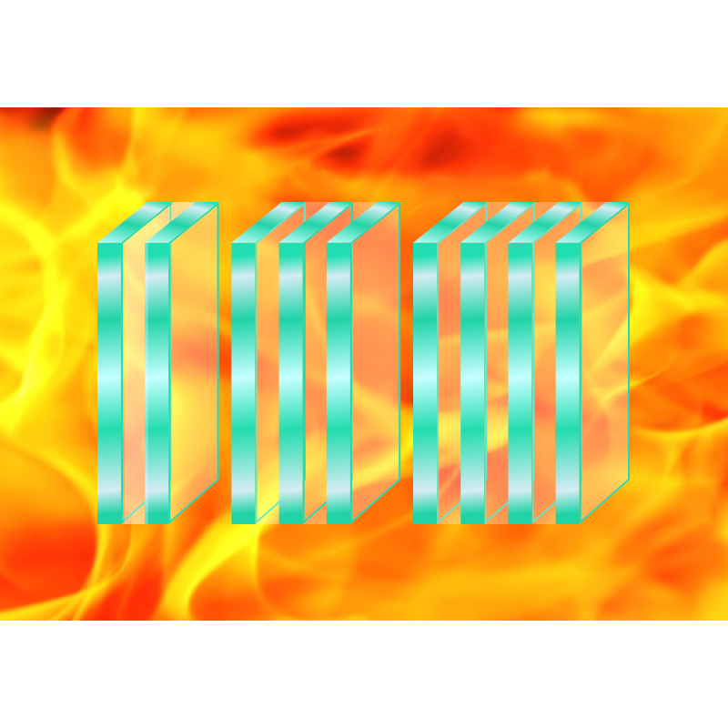 新型硅类复合隔热型防火玻璃