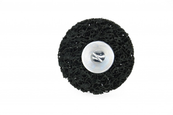 Clean and strip shaft-mounted wheel - black