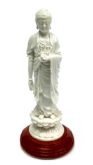 阿弥陀佛 立像 仿白瓷