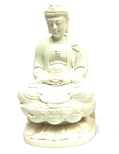 阿弥陀佛 坐像 仿白瓷