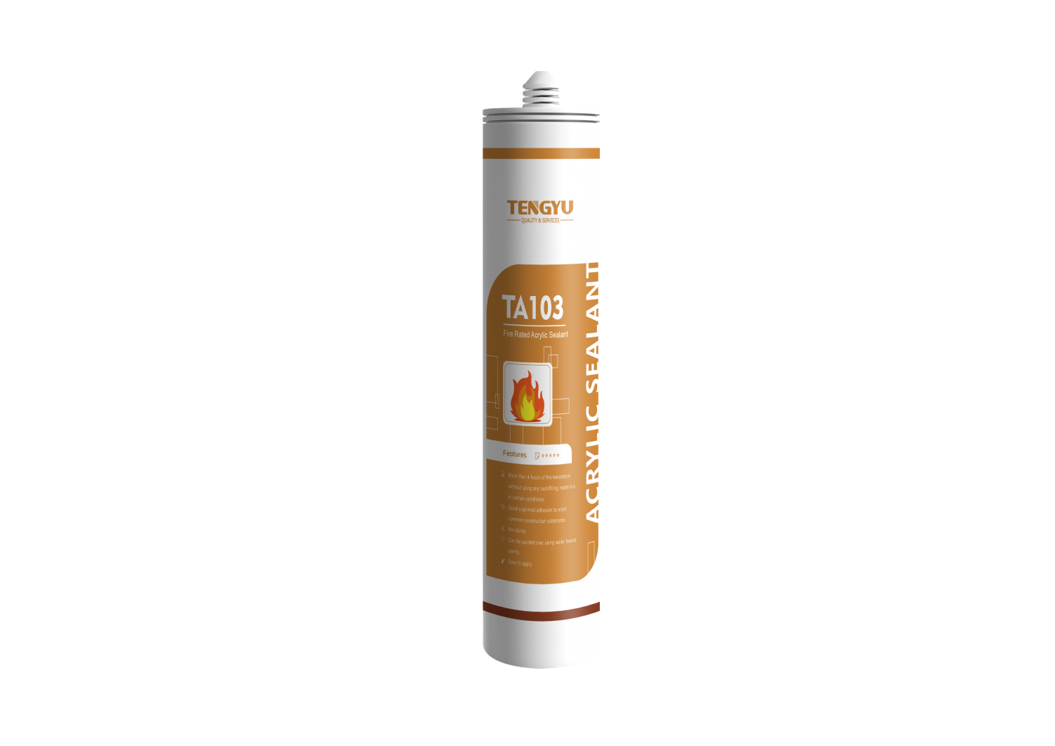 Non Sag Paintable Caulk Firestop Sealant