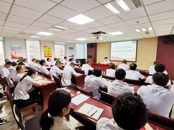 乐动（中国）官方装饰公司党委召开党的二十届三中全会精神宣讲报告会