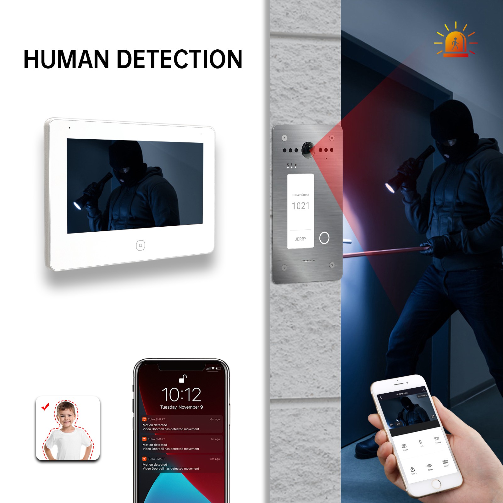 EEGUARD s Smart Doorbell IP WIFI Door Bell Interphone Intercom Video Door Phone Manufacturer