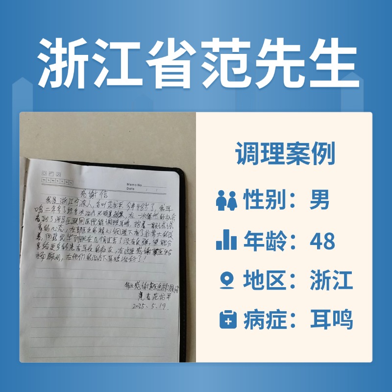 范龙平4036753耳鸣，听力有点下降