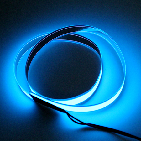 纳米银柔性薄膜发光