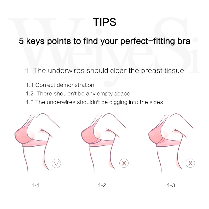 Bra Size & Bra Styles - 5 key points to find your perfect-fitting  bra,Weiyesi - Fashion bras and lingerie for women