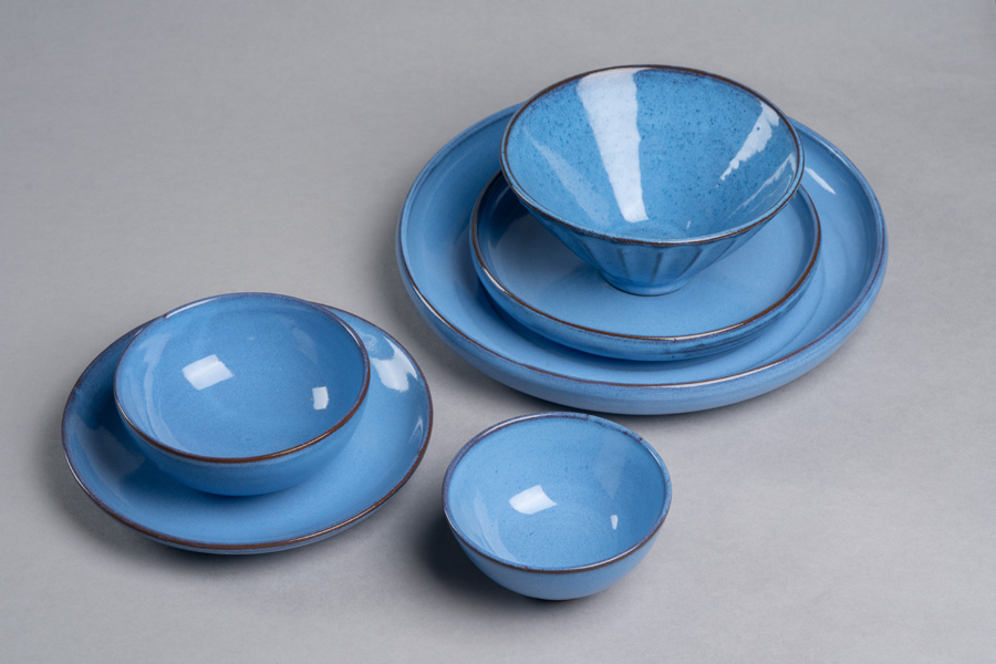 均釉6件套餐具