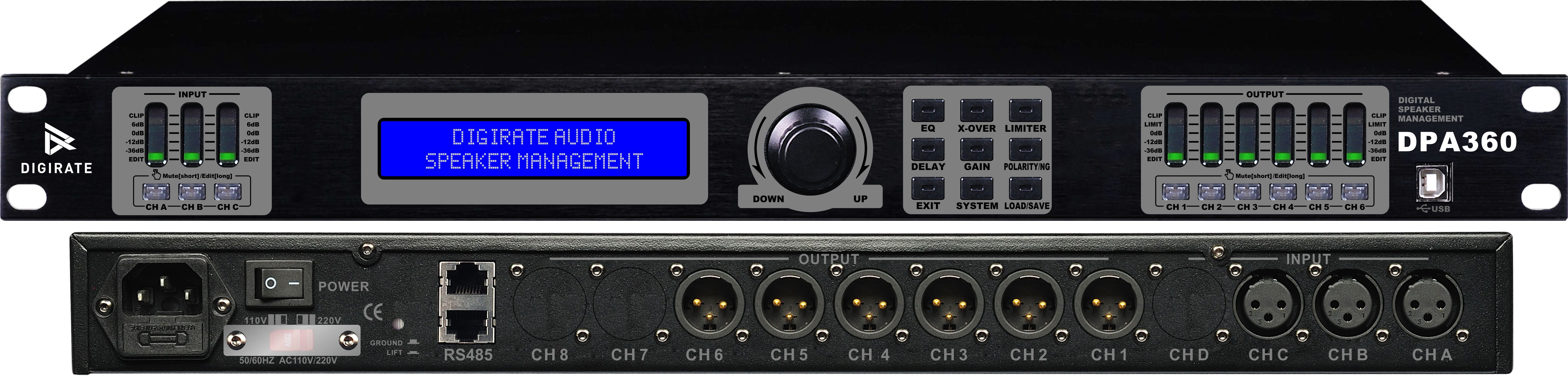 数字音频处置惩罚器 DPA240/DPA360/DPA480